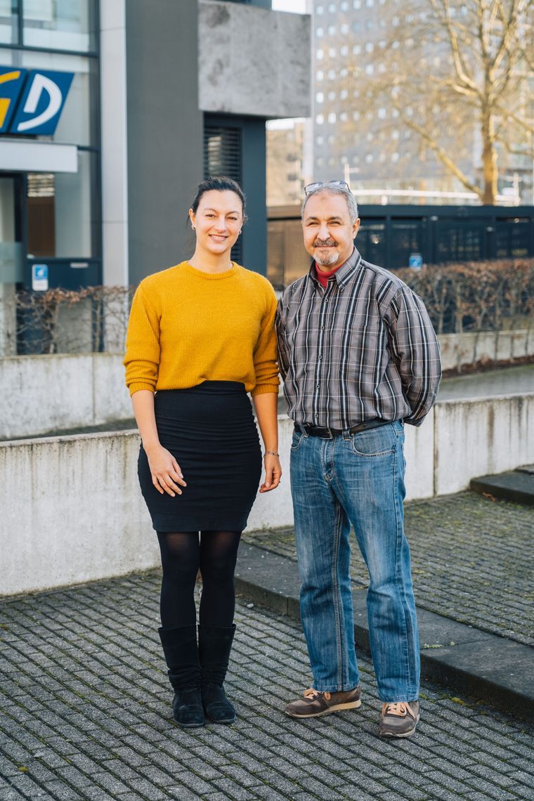 Selina Meeng en Tahar Mekkaoui