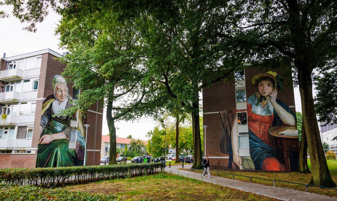 Muurschildering Tilburg West