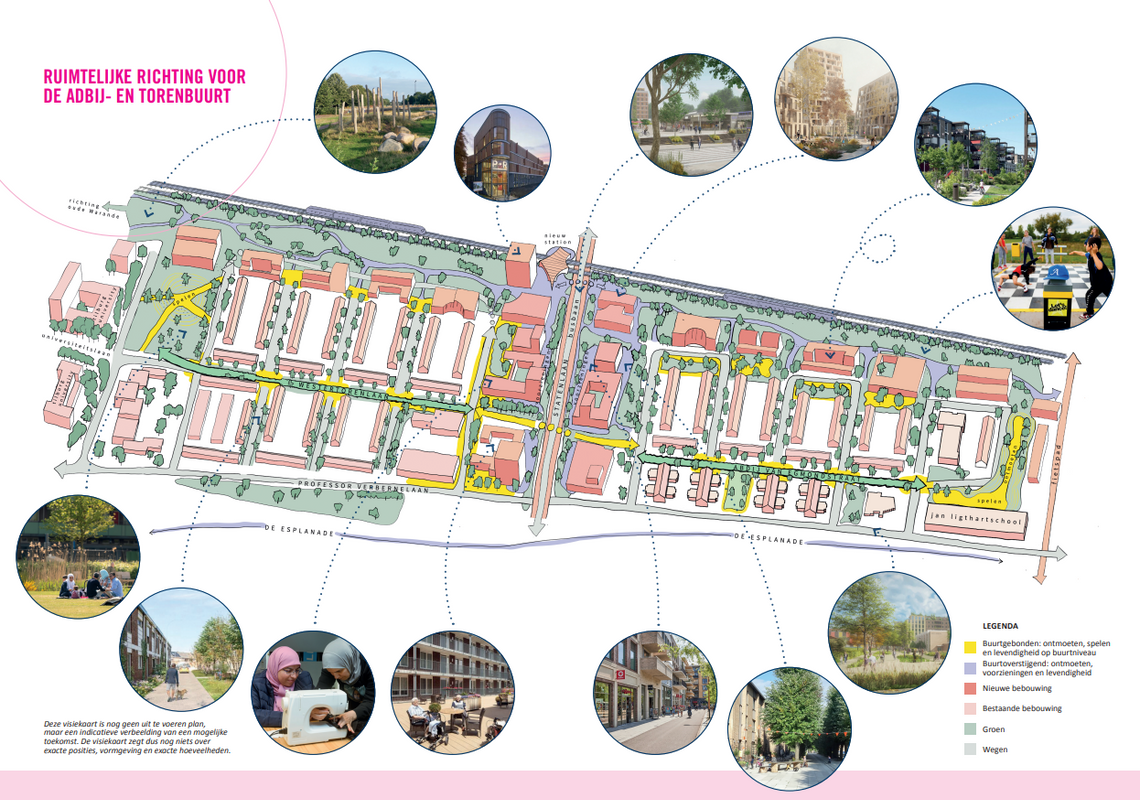 Kaart Abdij- en Torenbuurt